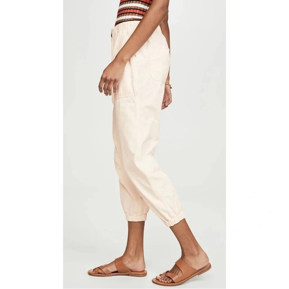 FREE PEOPLE Cadet Pull On Joggers in Almond Buff